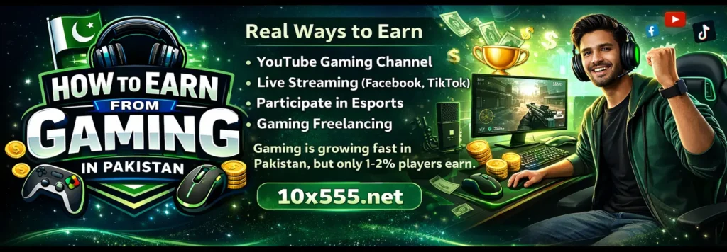 How to Earn from Gaming in Pakistan
