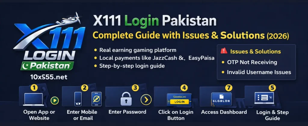 X111 Login Pakistan